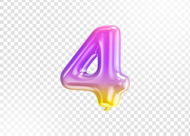 Zahlenjubiläum 3D-Rendering