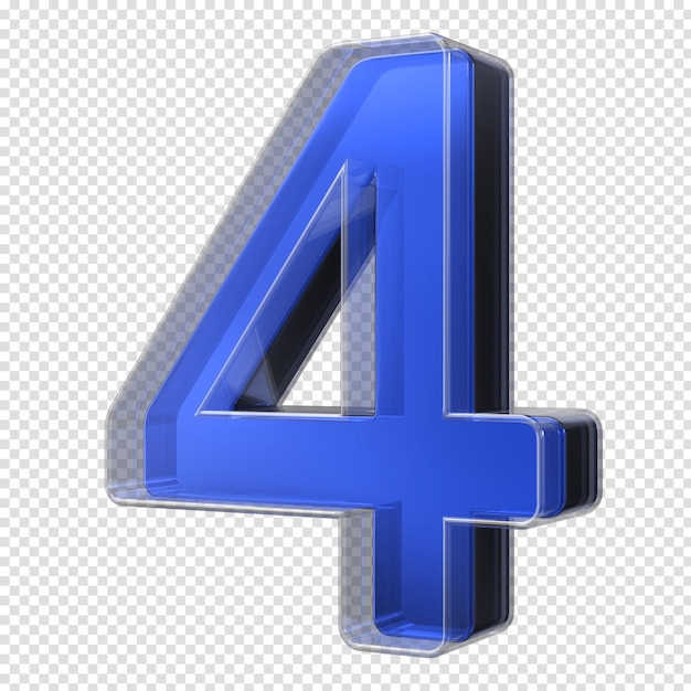 Zahlenklasse 3D-Rendering
