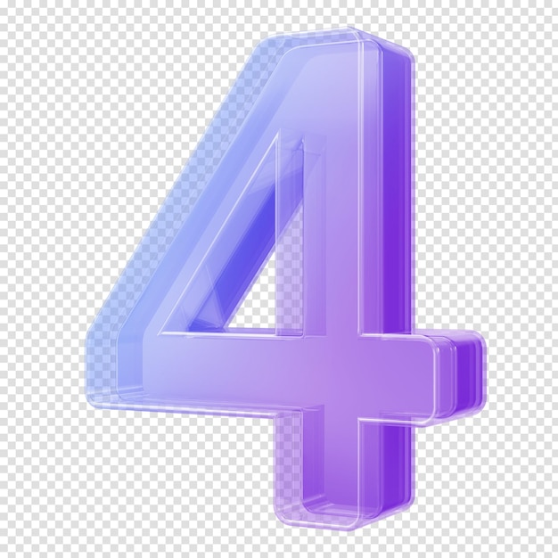 Zahlenklasse 3D Rnedering