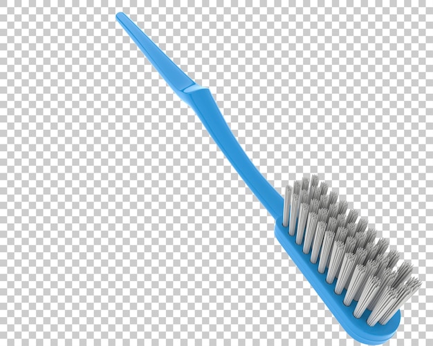 Zahnbürste auf transparentem Hintergrund 3D-Darstellung