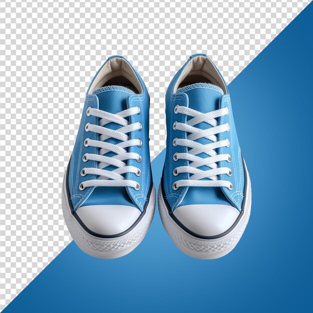 PSD zapatillas de deporte vista en ángulo png