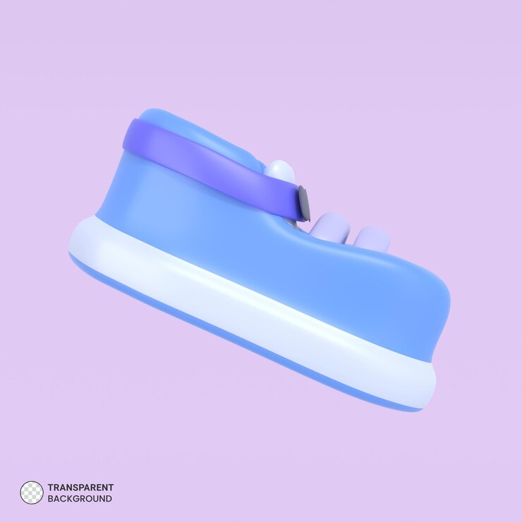 PSD zapato de bebés icono isométrico aislado ilustración 3d