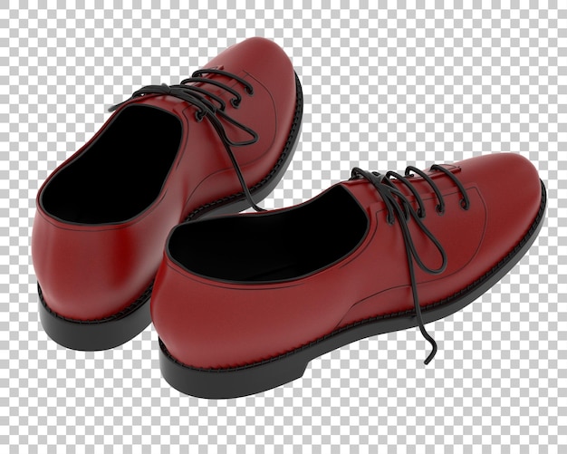 PSD zapatos aislados sobre fondo transparente ilustración de renderizado 3d