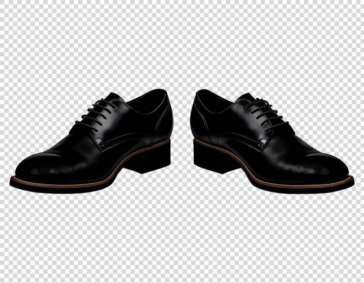 PSD zapatos para correr o zapatillas de deporte sobre un fondo transparente
