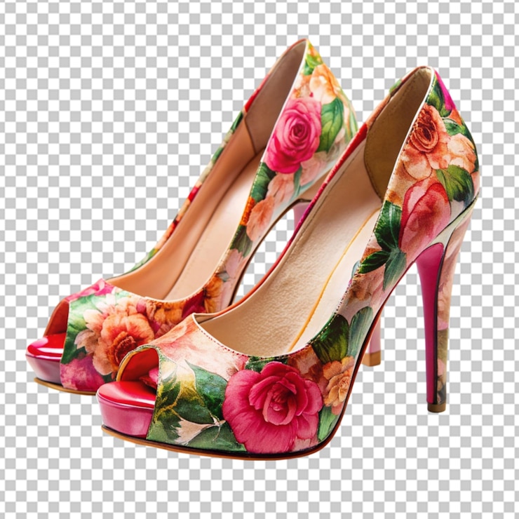 PSD zapatos elegantes de fondo transparente