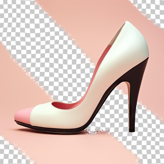 PSD zapatos elegantes de tacón alto para mujeres con fondo transparente