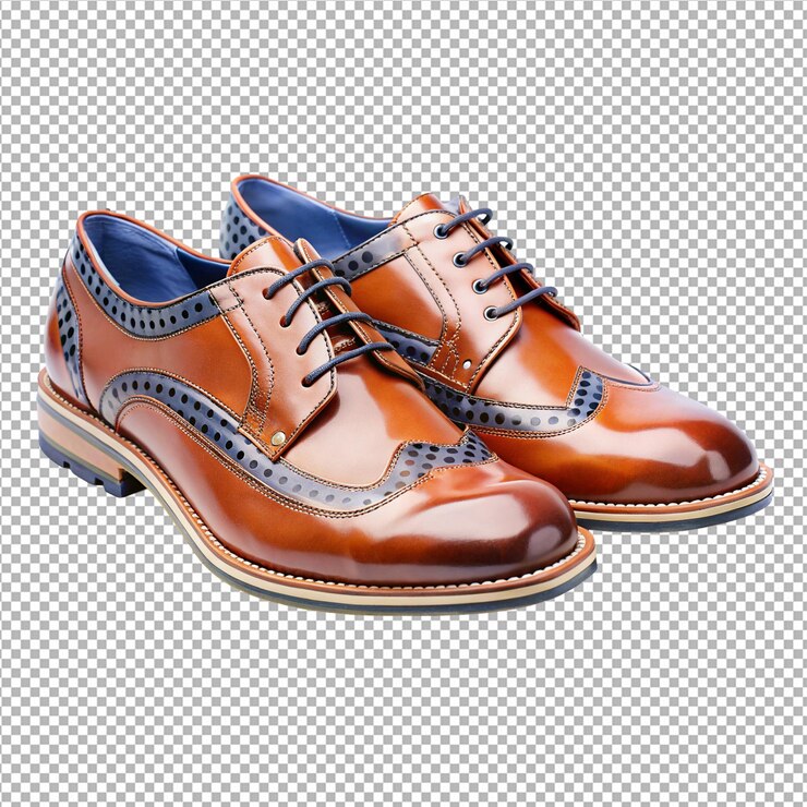 PSD zapatos de moda en un fondo transparente