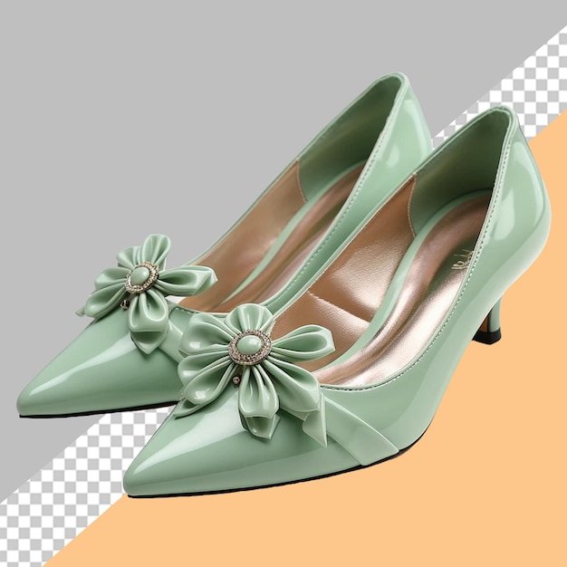 PSD zapatos de vestido con nudos de punta puntiaguda para mujeres