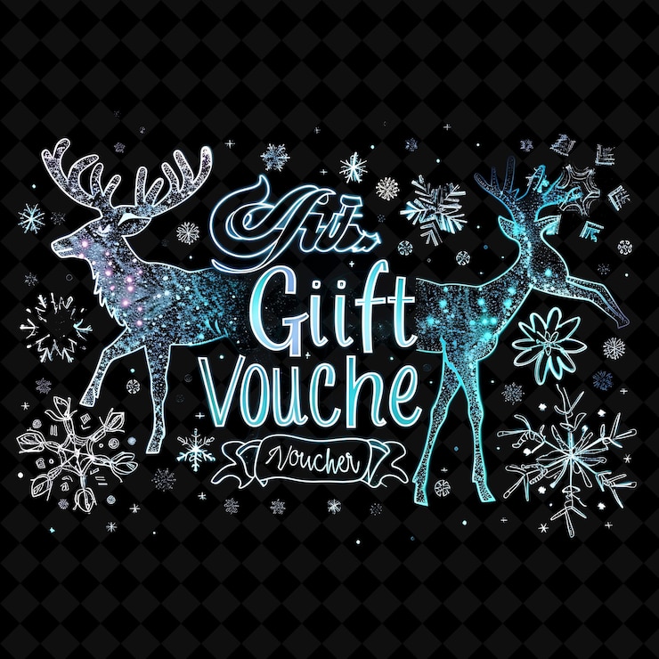 PSD zauberhafter neon-glanz von geschenk-gutschein-text mit neon silve png y2k dekorative verkaufsposten-designs