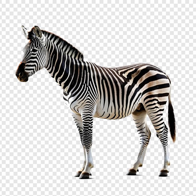 PSD zebra png isolado em fundo transparente