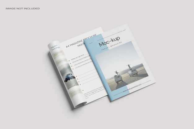 Zeitschriftenkatalog A4 Mockup