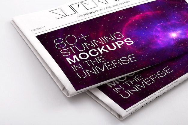 Zeitung mock-up-design