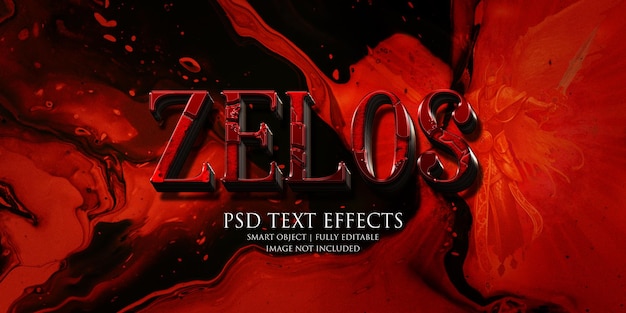 ZELOS TEXTEFFEKT