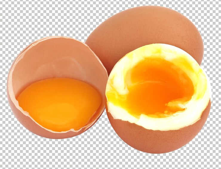 Zerbrochene Eier auf weißem Hintergrund