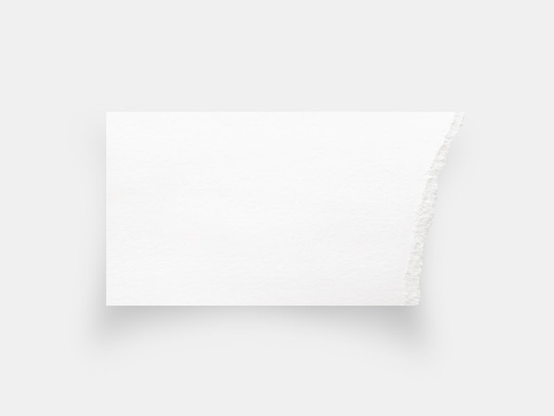 Zerrissene Kanten des Papiers