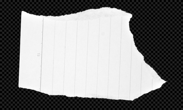 Zerrissene Papierblätter