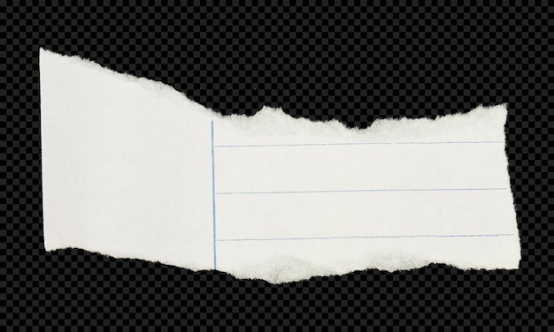 Zerrissene Papierblätter