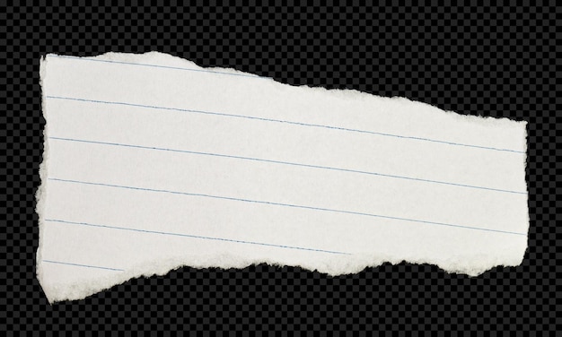 Zerrissene Papierblätter