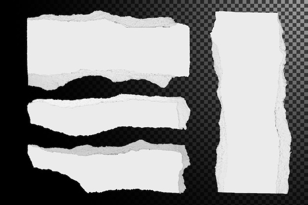Zerrissenes Papier eingestellt