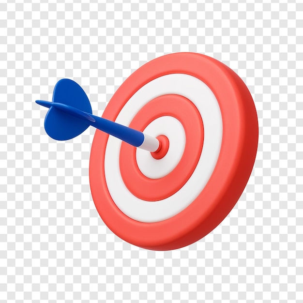 Zielziel 3D-Symbol