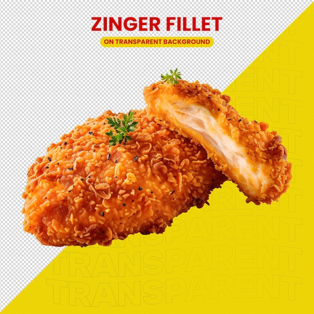 Zinger Fillert aislado en PSD