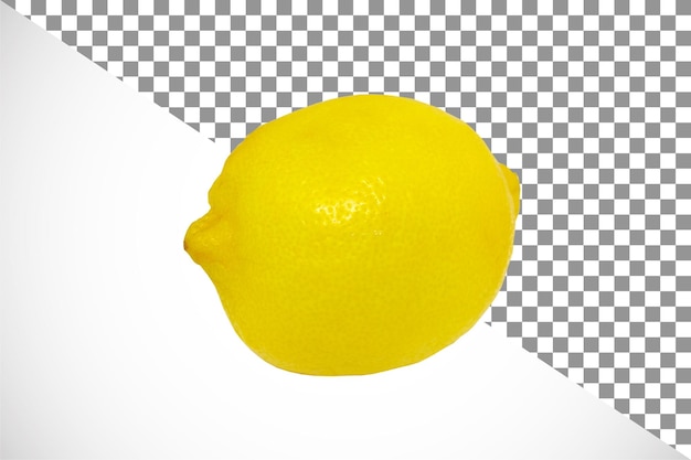 Zitrone auf durchsichtigem hintergrund6
