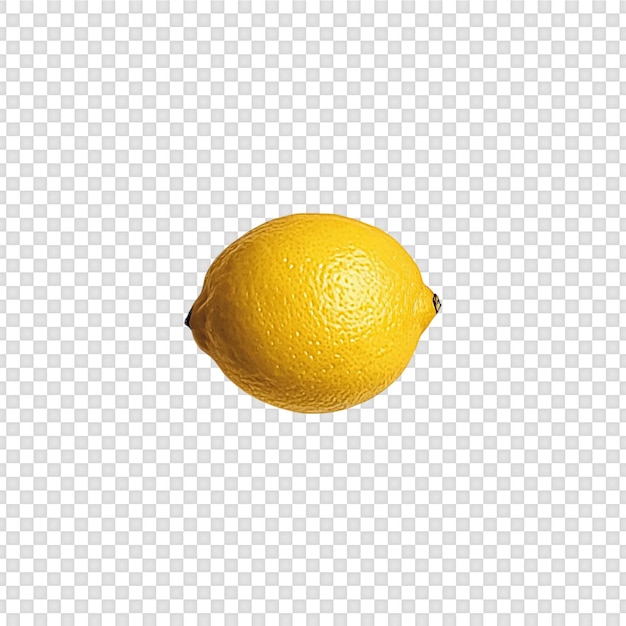 Zitrone auf durchsichtigem Hintergrund