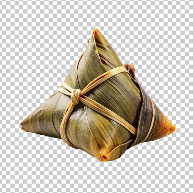 Zongzi aislado en un fondo transparente