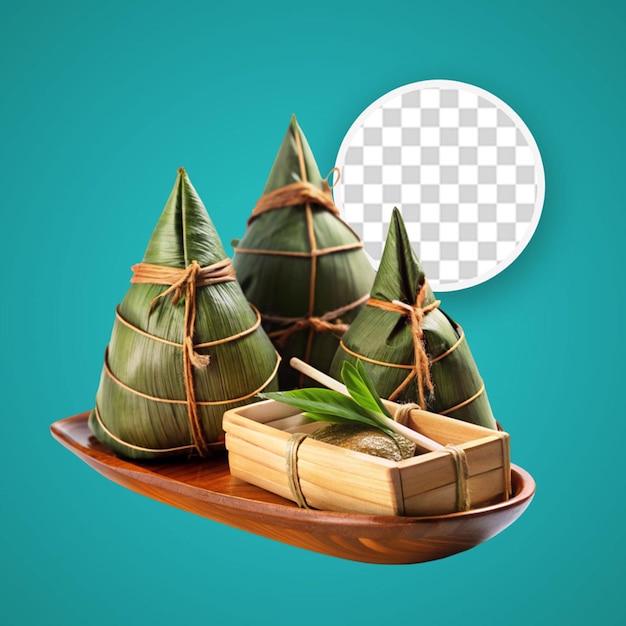 PSD zongzi isolé sur un fond transparent