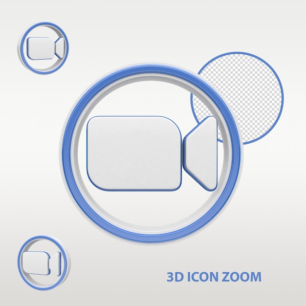 PSD zoom-3d-symbol