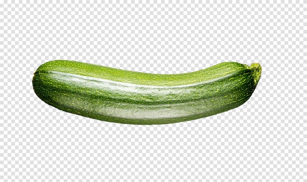 Zucchini isoliert auf schwarzem Hintergrund