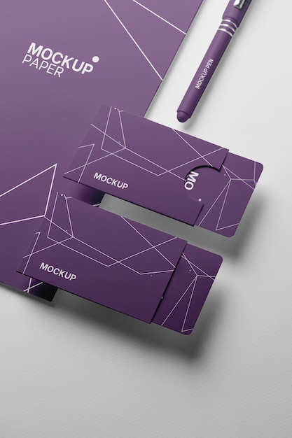 Zukunfts-Dusk-Farb-Branding-Mock-up-Design