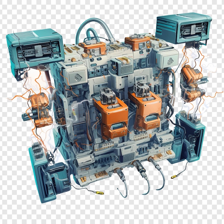 PSD zukunftsmaschine mit elektrischer energie