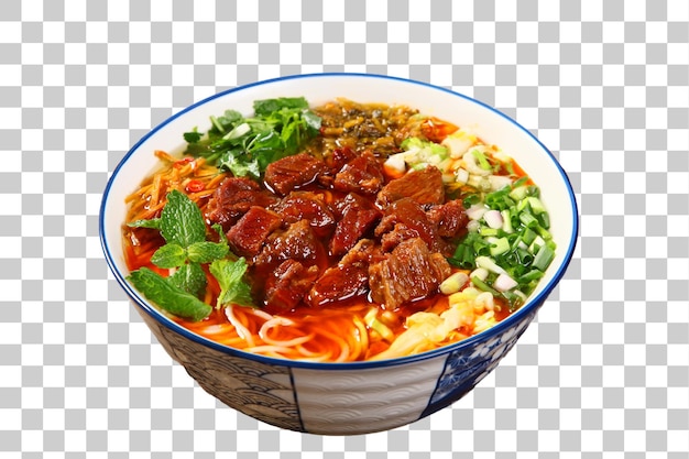 Zuppa di tagliatelle di manzo brasata