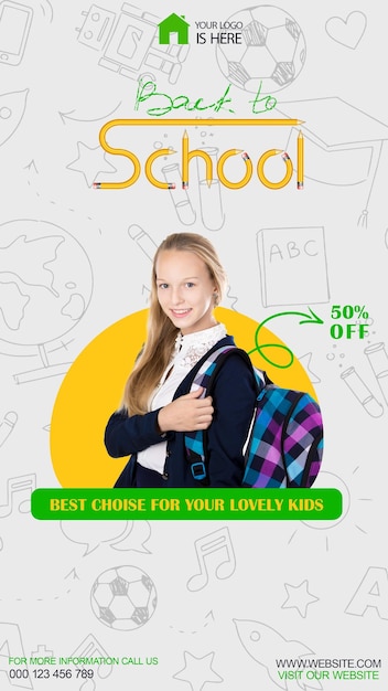Zurück zur Schul-Mockup-Vorlage