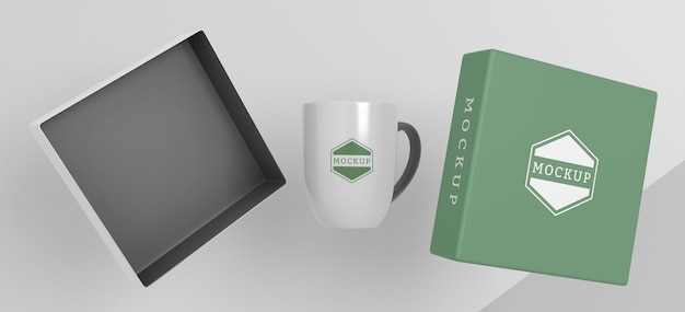 Zusammensetzung der Mock-up-Becherbox
