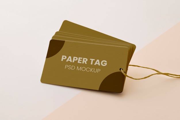 Zusammensetzung von Mock-up-Papieranhängern