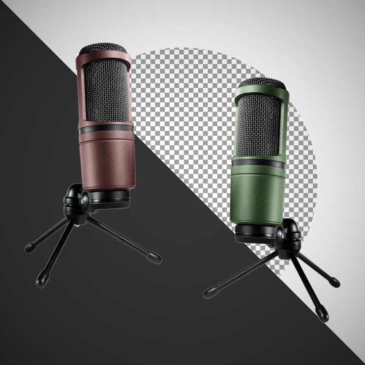 PSD zwei studio-mikrofone
