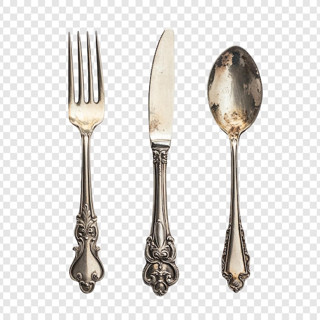 antique silverware set elegant fork knife and spoon