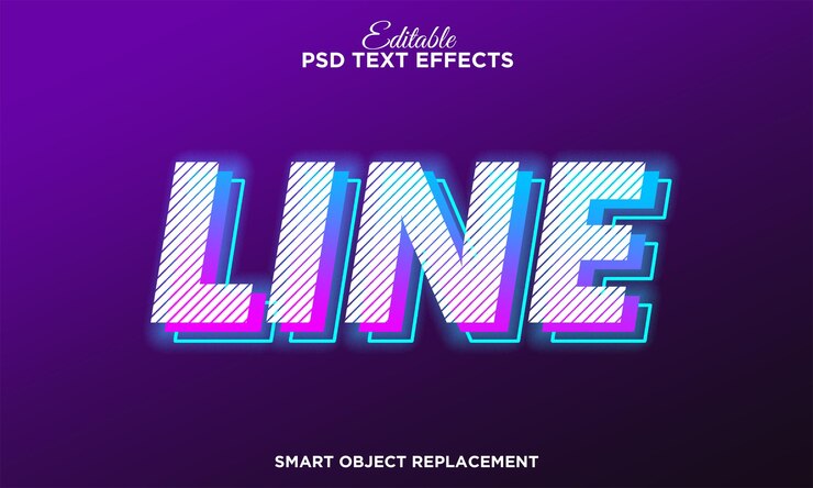 Zdarma PSD lesklý a texturovaný textový efekt