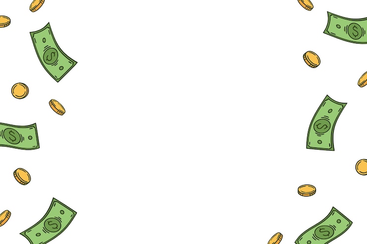 Zdarma PSD money illustration isolated