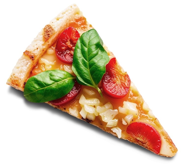 Zdarma PSD pohled shora na lahodnou pizzu