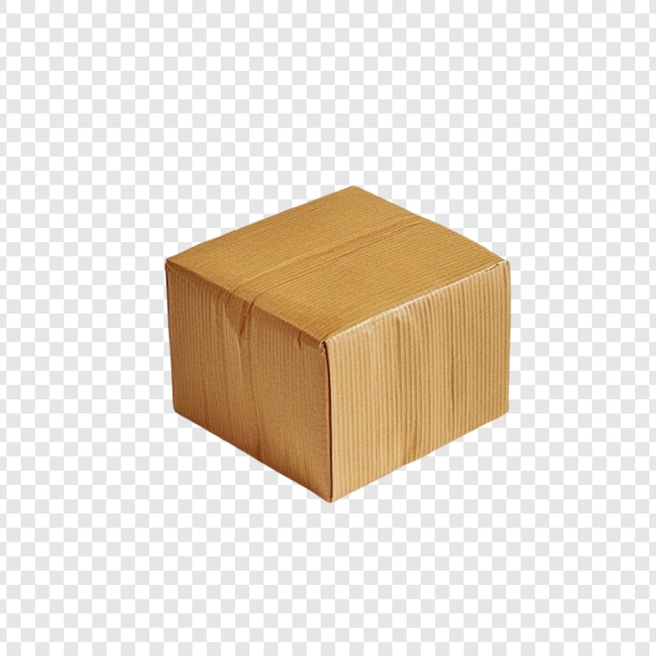 Zdarma PSD square cardboard box packaging product shot