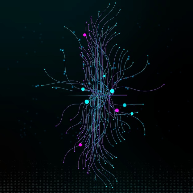 abstract futuristic digital technology background