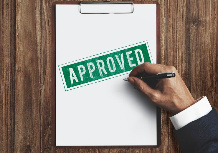Ücretsiz Fotoğraf approved agreement authorized stamp mark concept