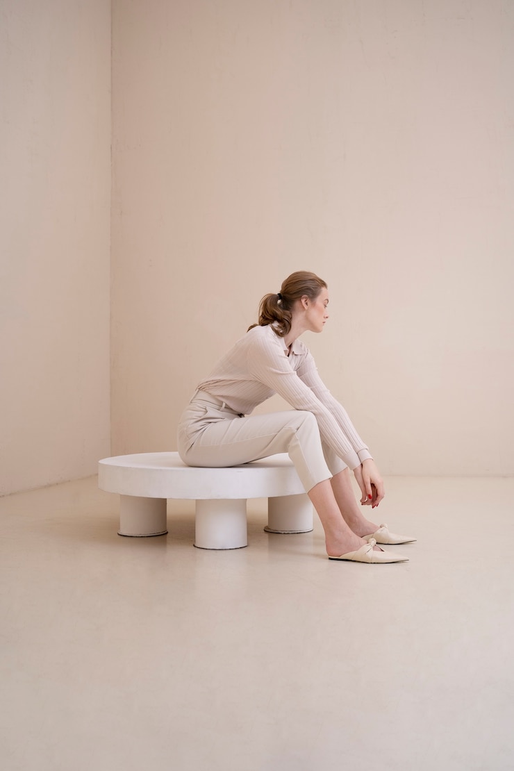 Ücretsiz Fotoğraf beautiful woman wearing minimalist shirt