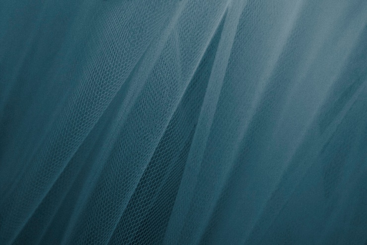 Ücretsiz Fotoğraf blue tulle drapery textured