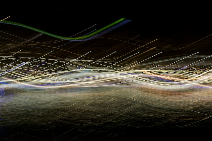 Ücretsiz Fotoğraf bulanık gece ışıkları