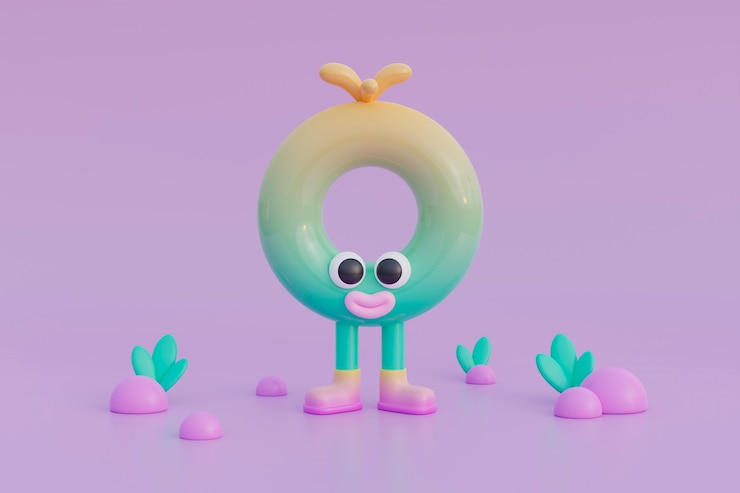 Ücretsiz Fotoğraf çocuklar için sevimli 3d karakter