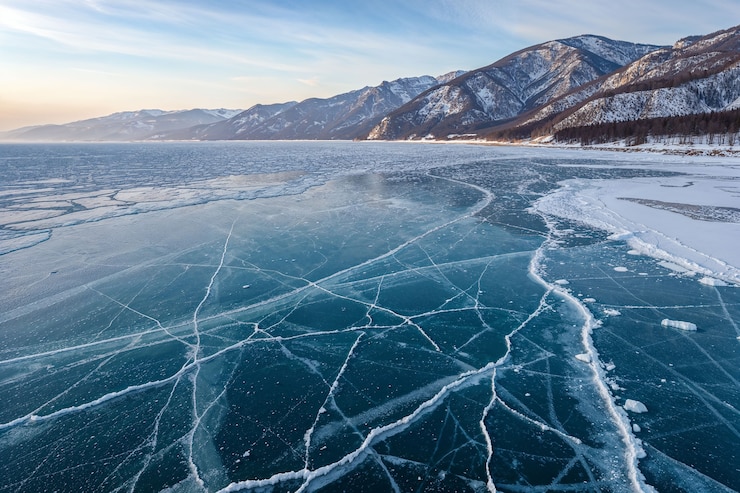 Ücretsiz Fotoğraf frozen lake baikal